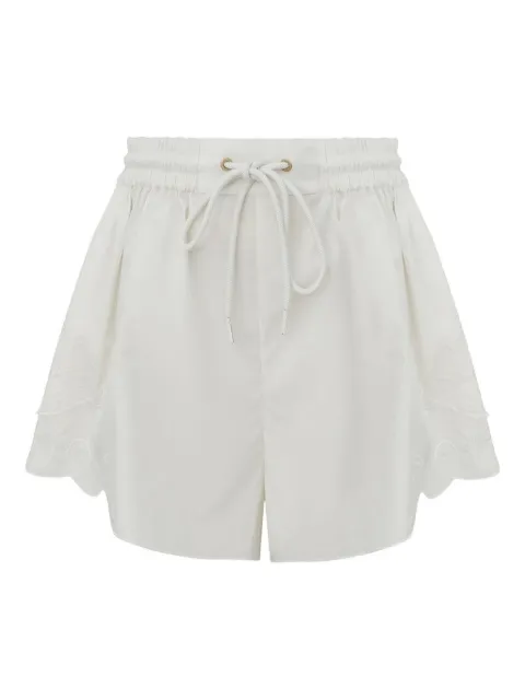 ZIMMERMANN scalloped-hem short
