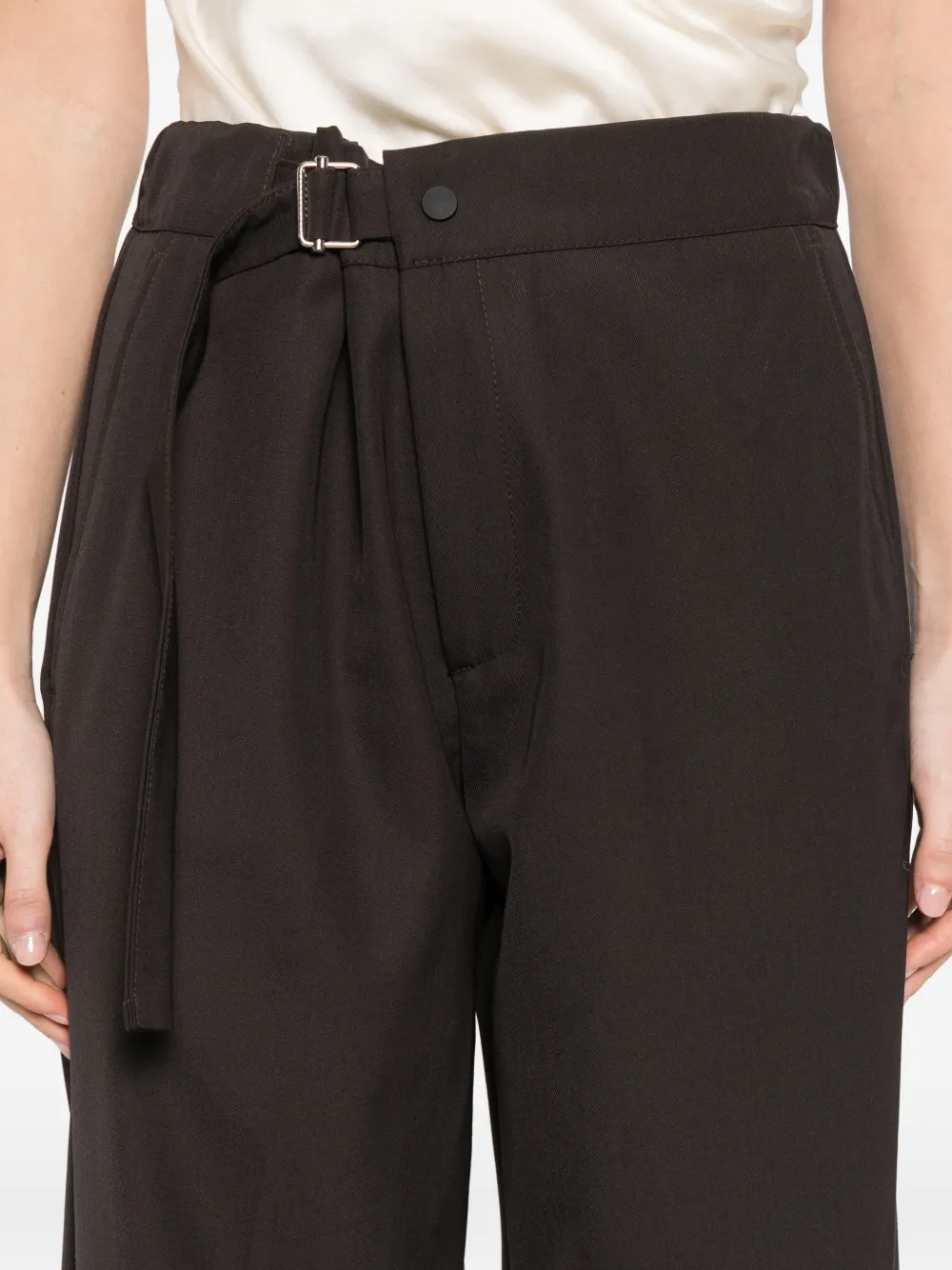 Belted-Waist Trousers