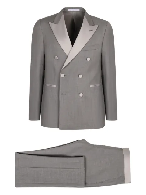 Tagliatore double-breasted lapel two-piece suit