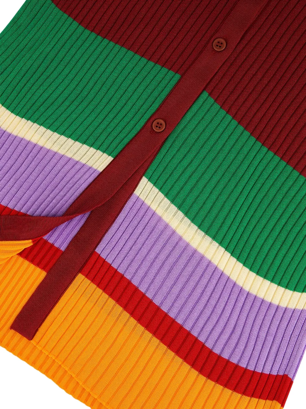 PAULA Gestreepte midi-jurk Rood
