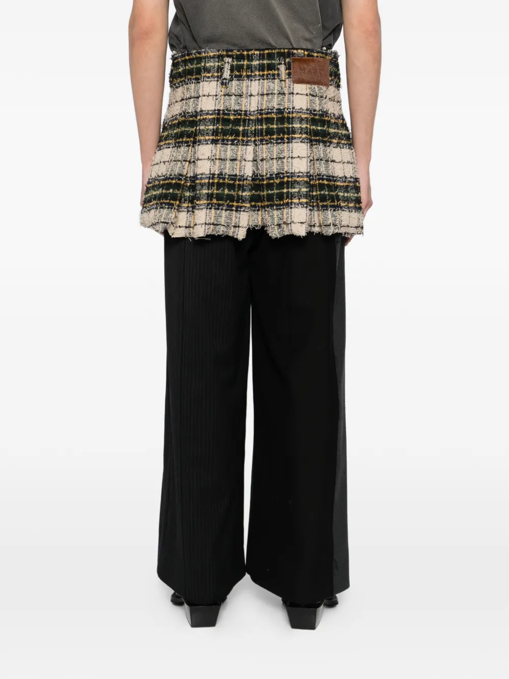 Masu Shaggy Skirt In Multi