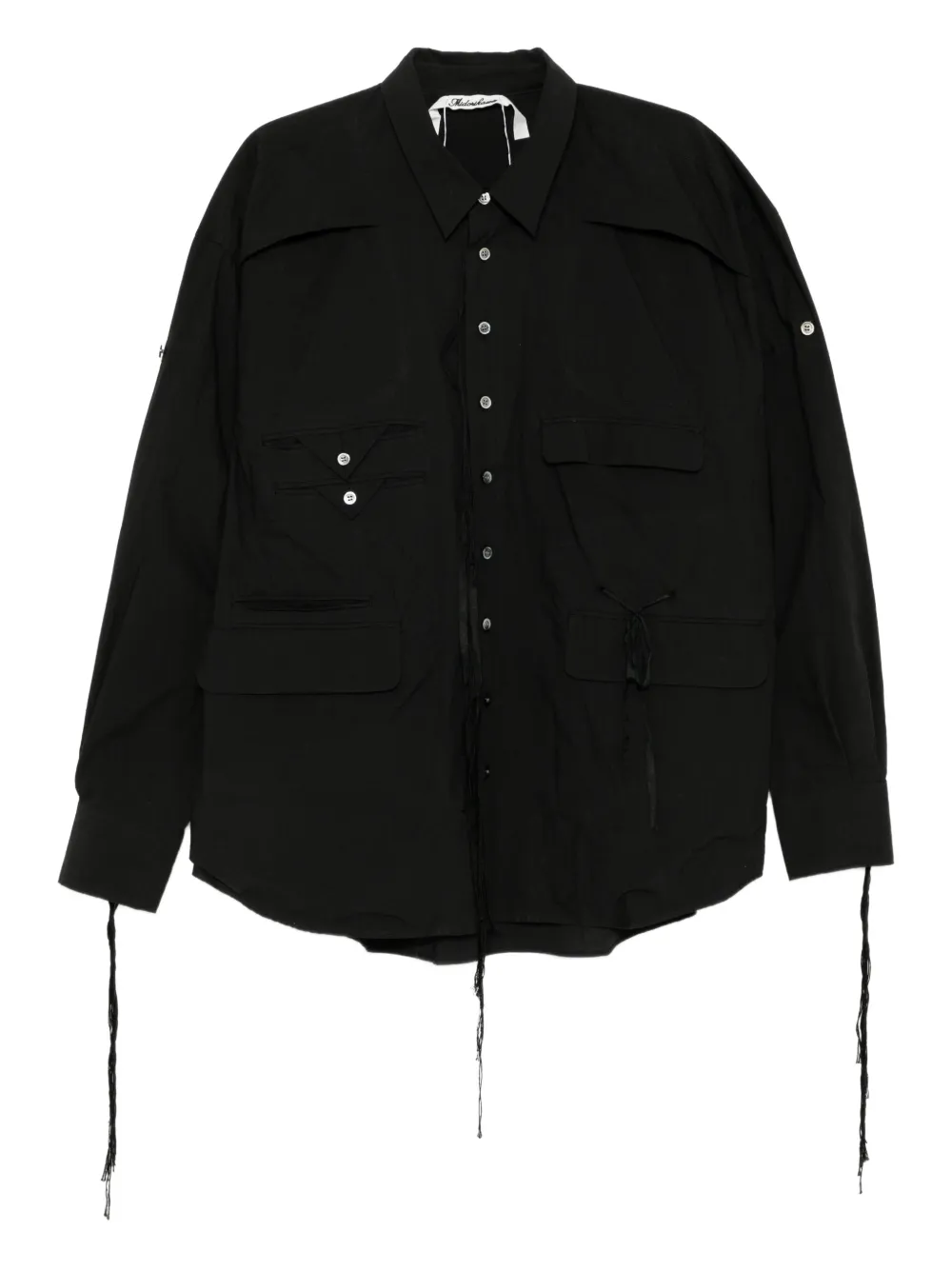 midorikawa ストラップ シャツ | ブラック | Image 1