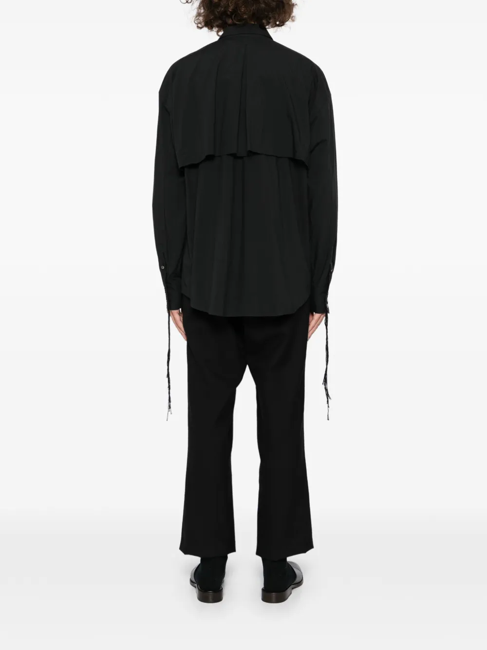 Midorikawa ストラップ シャツ | ブラック | FARFETCH JP