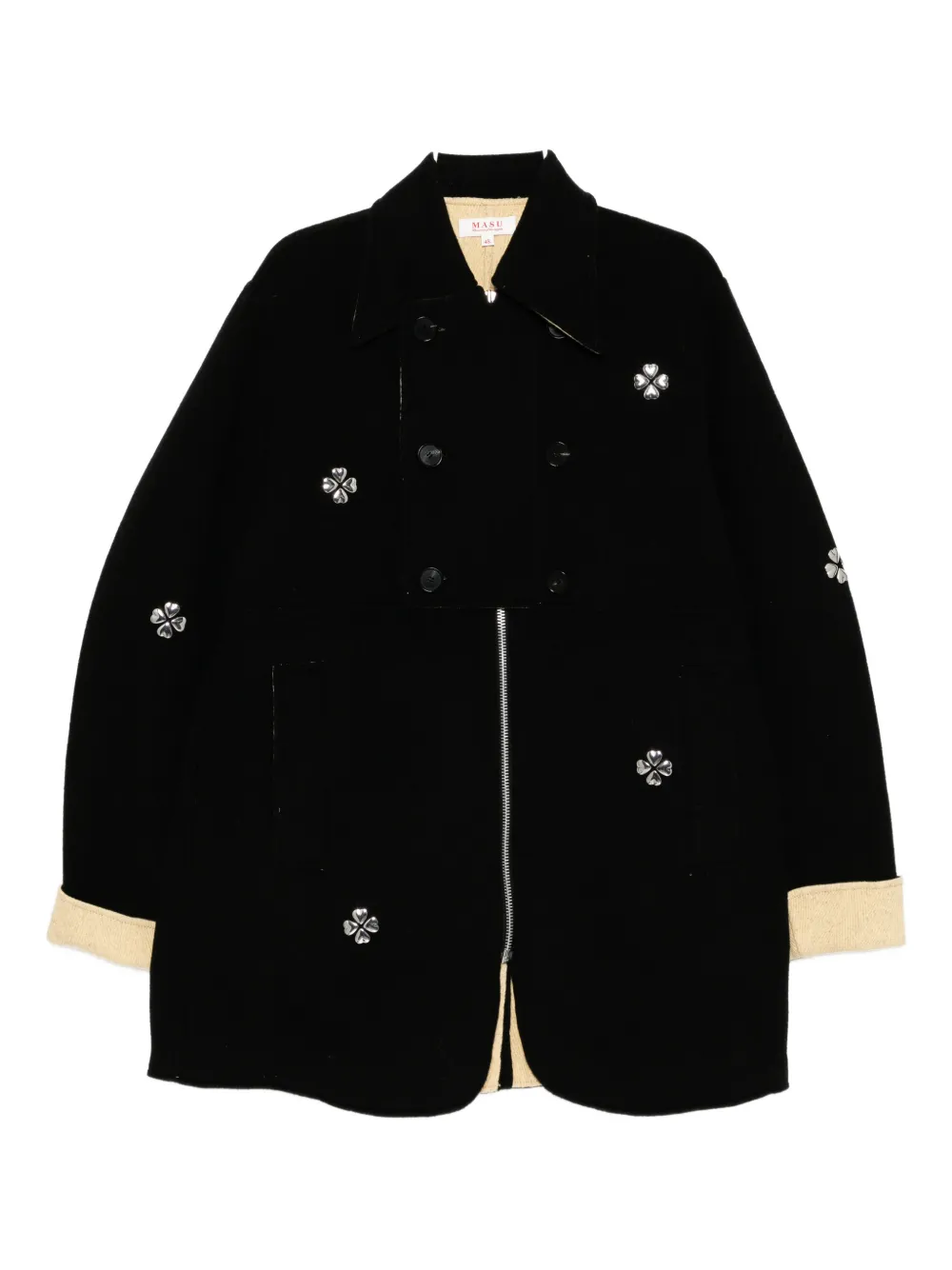 MASU Cappotto Clover - Nero