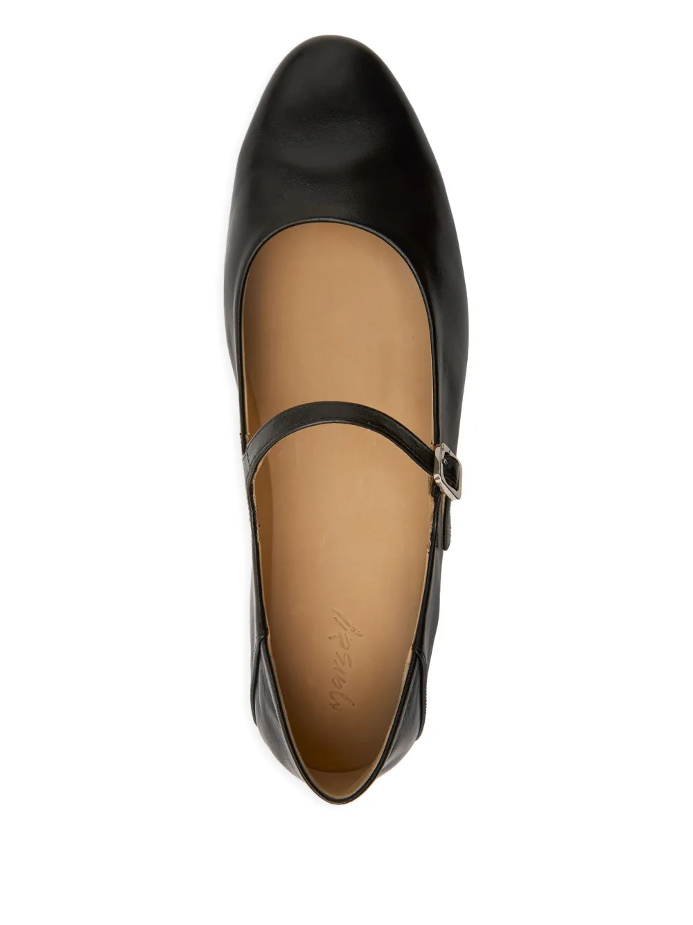 Marsèll Strascico ballerina's met gespband Zwart