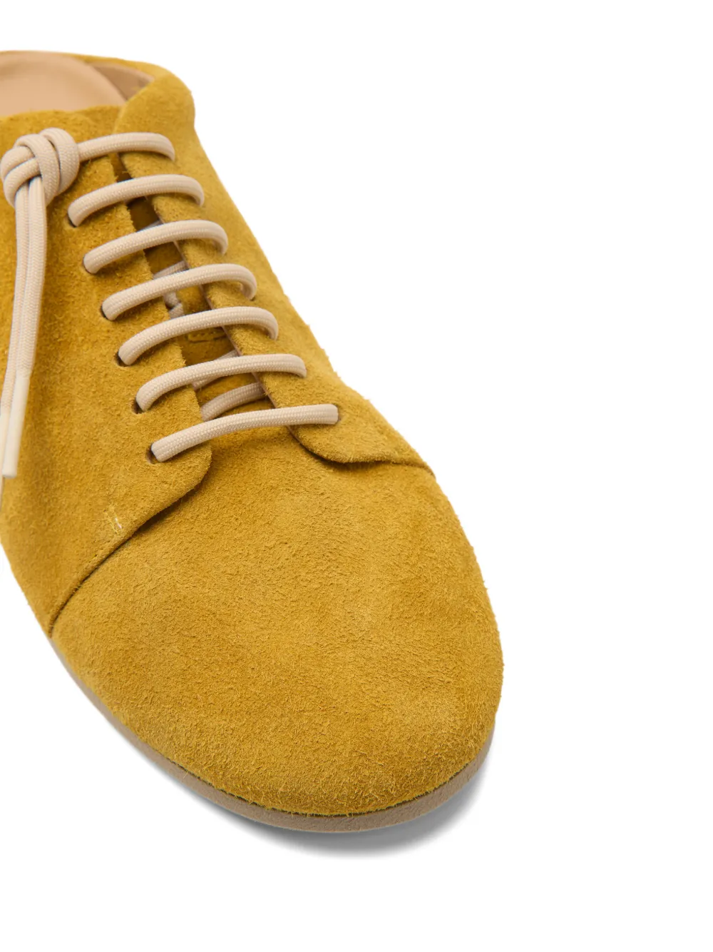 Marsèll Sancrespella muiltjes met veters Geel