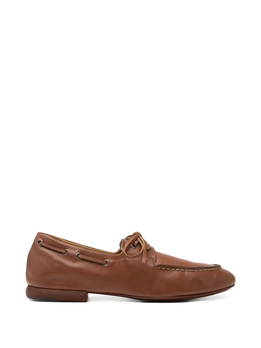 Marsèll Mandolo lace-up stitching loafers - Braun