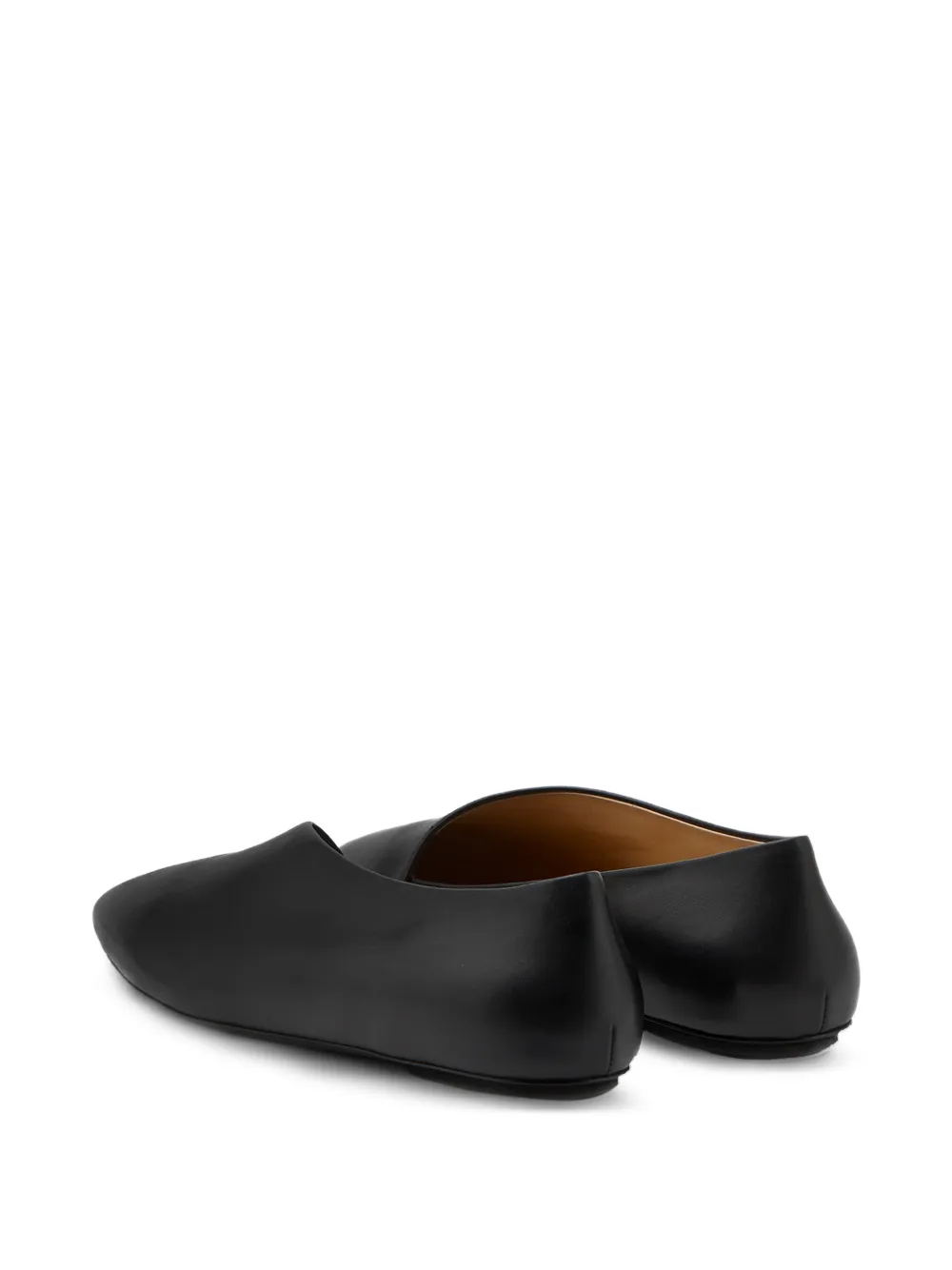 Marsèll Bama leren ballerina's Zwart