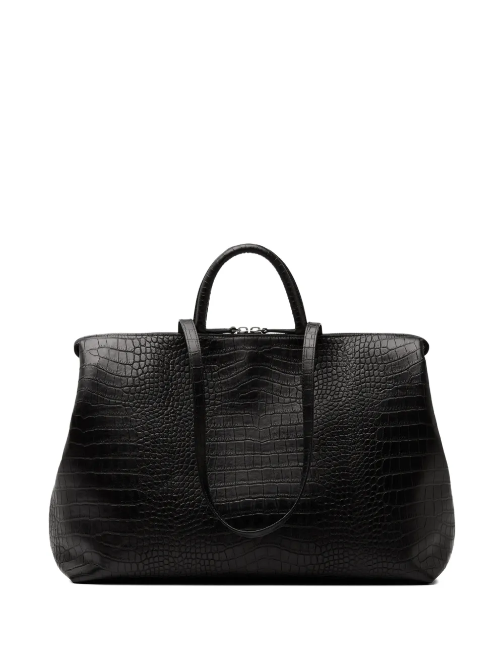 Marsèll crocodile-effect tote bag - Nero