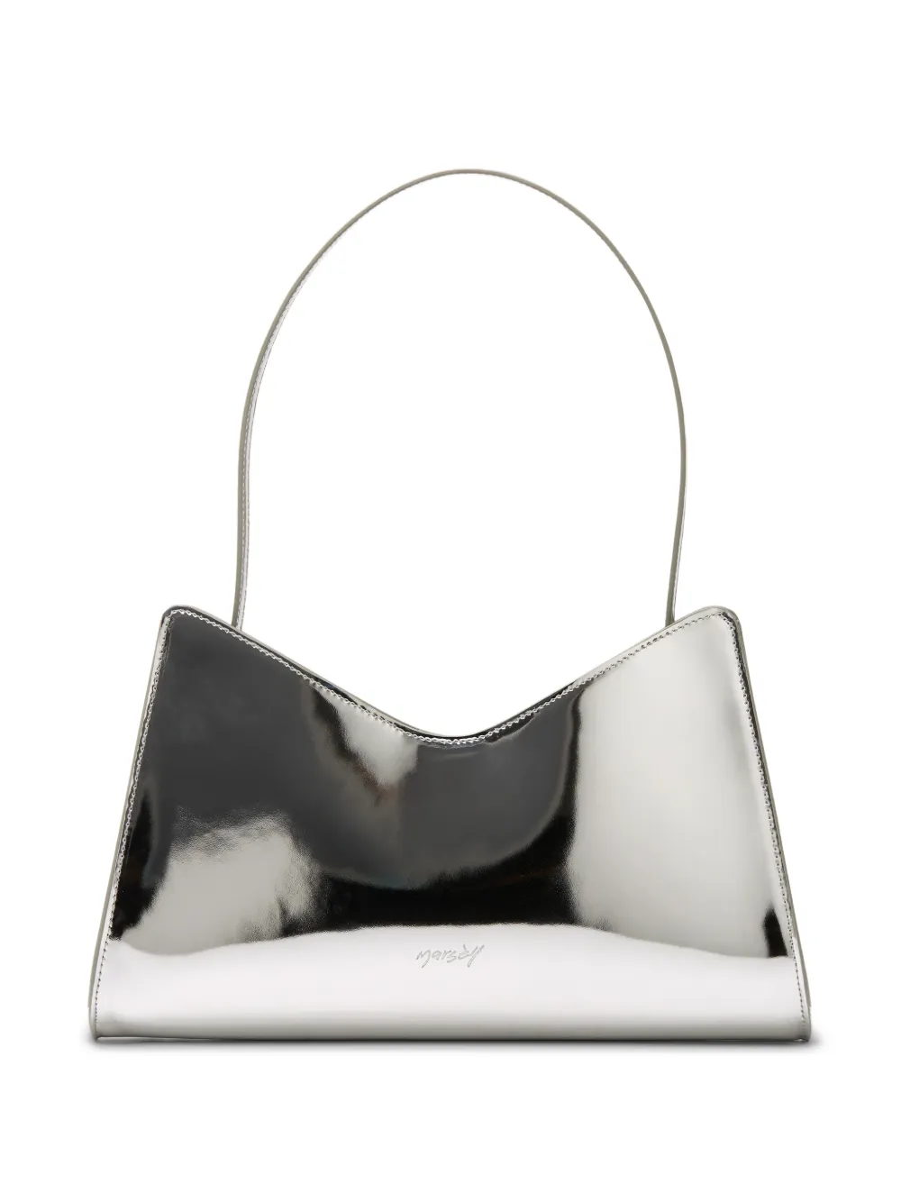  Marsèll Tratto Metallic Shoulder Bag - Silver 