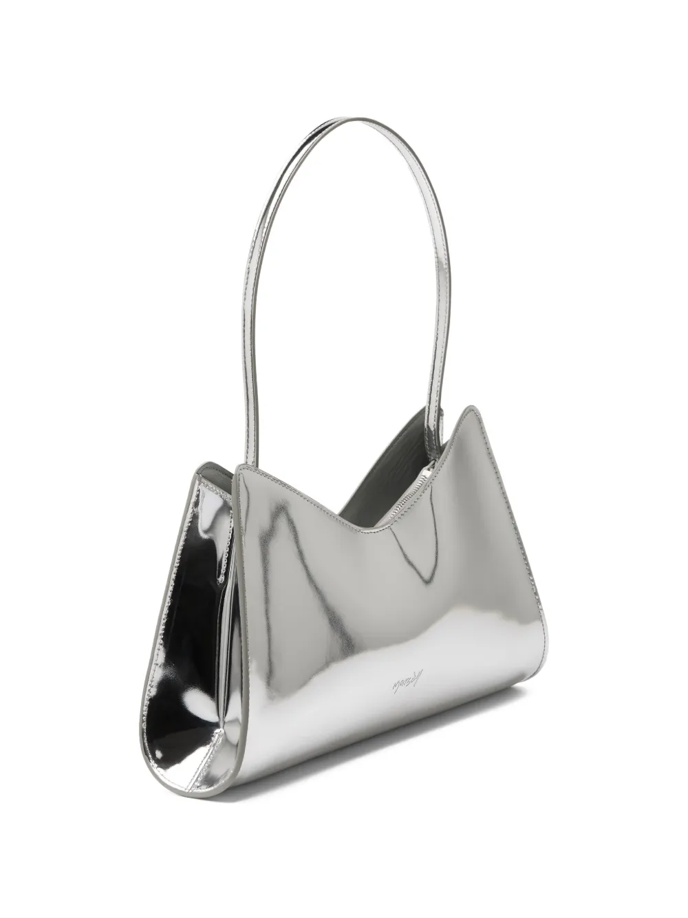  Marsèll Tratto Metallic Shoulder Bag - Silver 