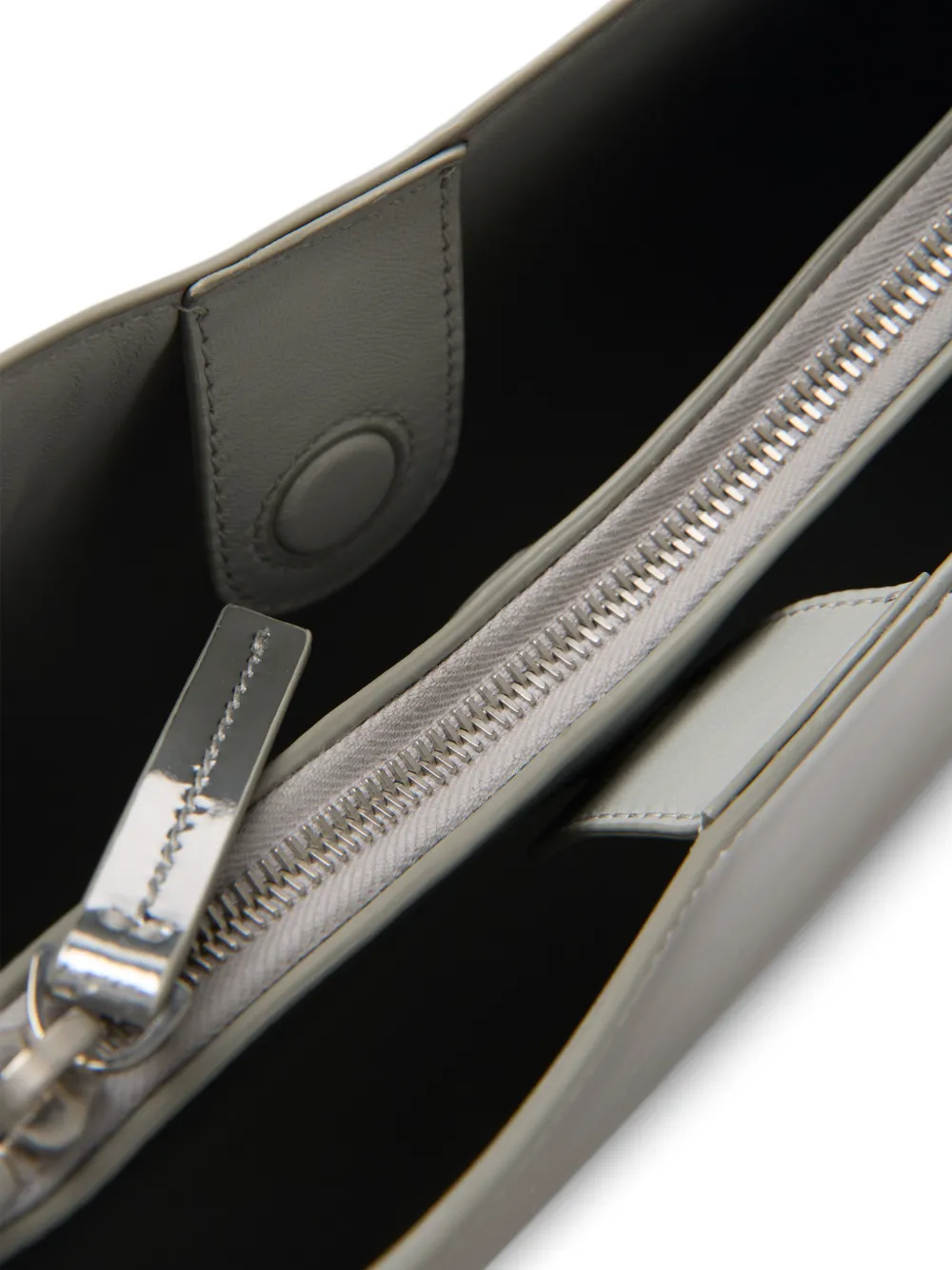 Marsèll Tratto metallic schoudertas Zilver