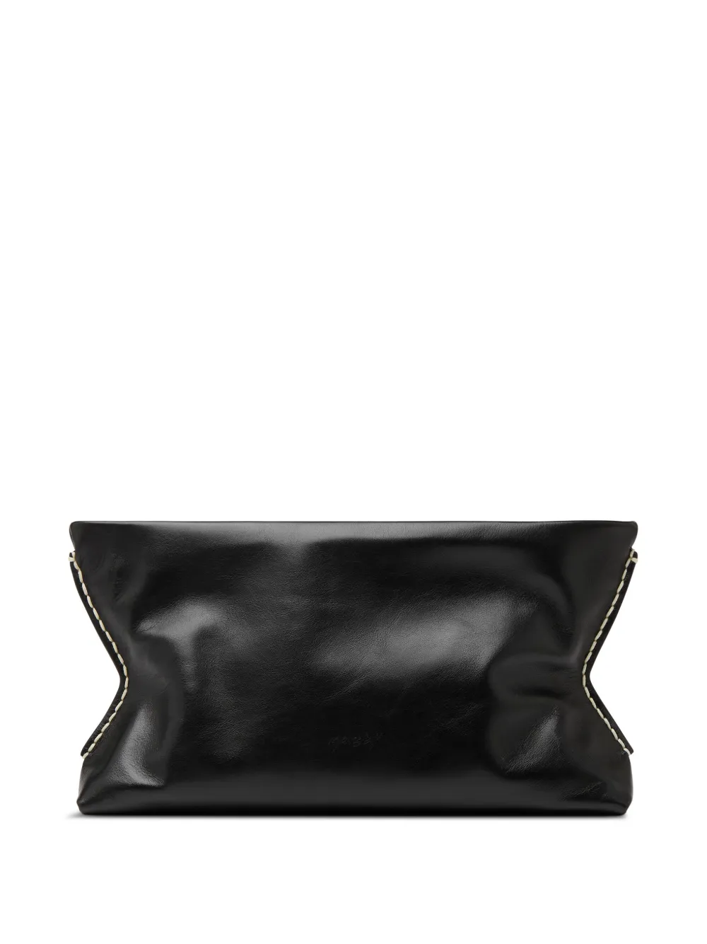 Marsèll Dipi clutch met stiksel Zwart