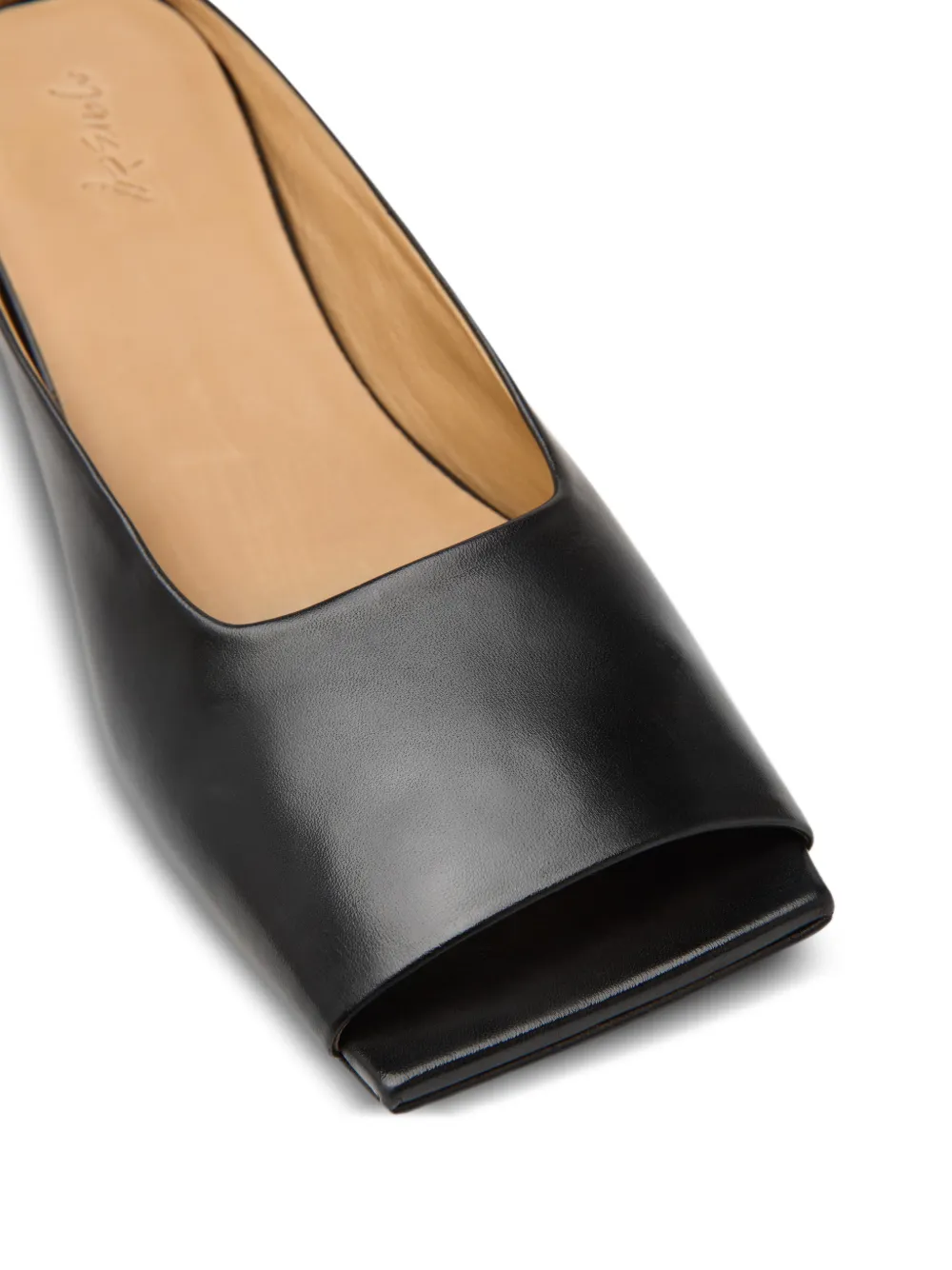 Marsèll Sandalen met vierkante neus Zwart