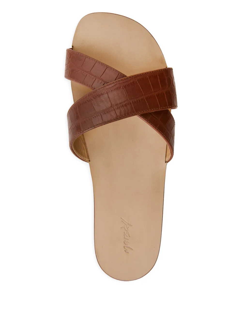 Marsèll Sottile sandalen met gekruiste bandjes Bruin