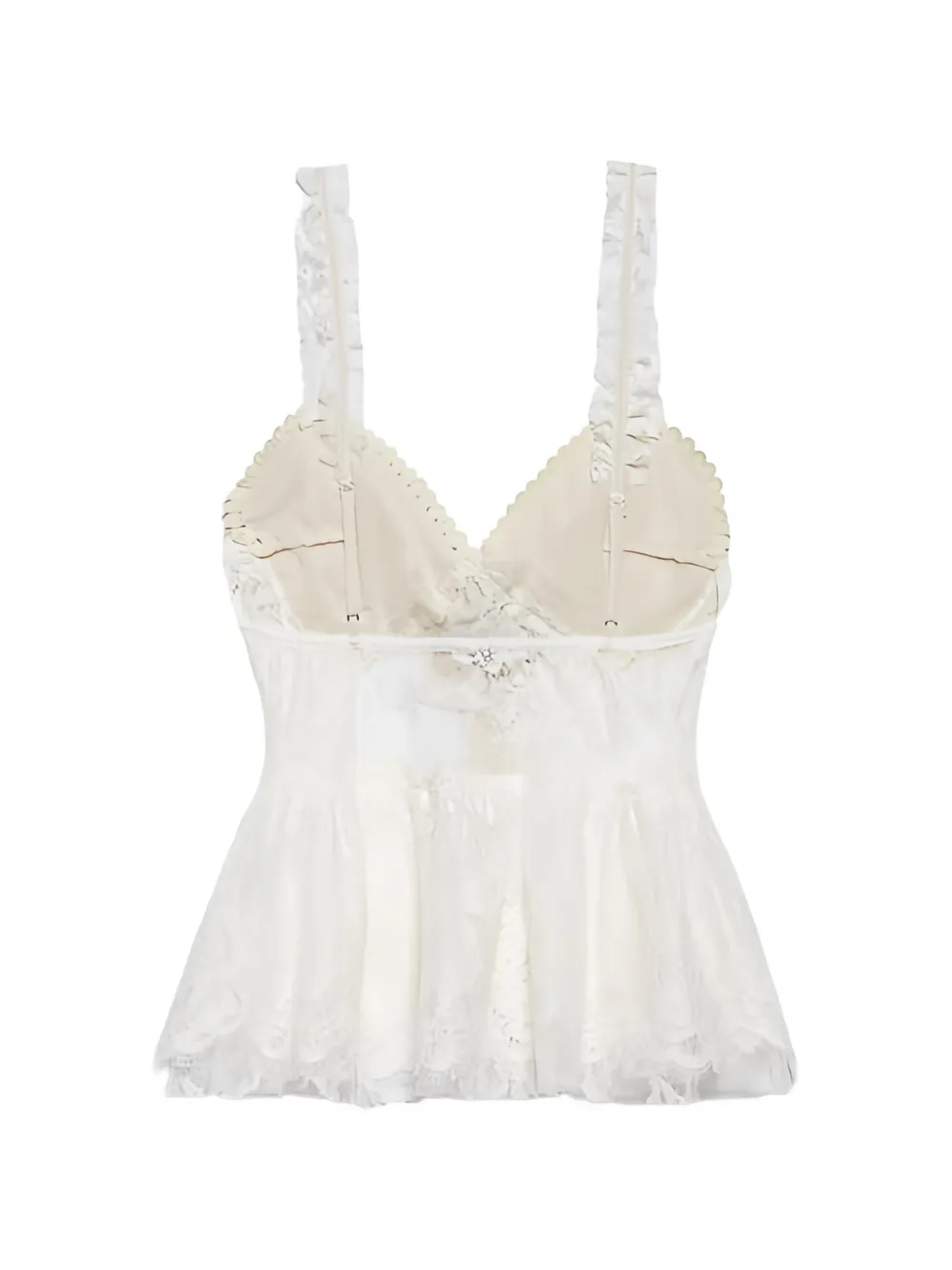  Aniye By Ruffled Lace Top - White 