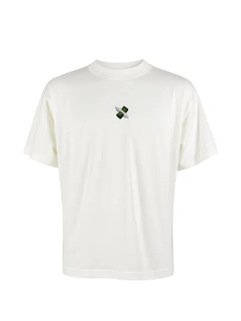 ALBERTO BRESCI camiseta con parche del logo bordado