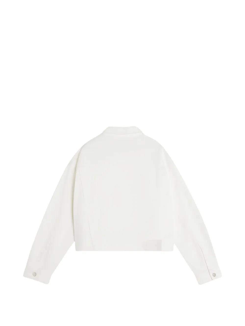 Maison Kitsuné Jack met patchdetail Wit