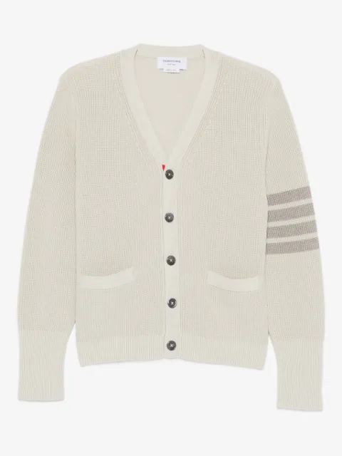 Thom Browne 4-Bar stripe pockets cardigan