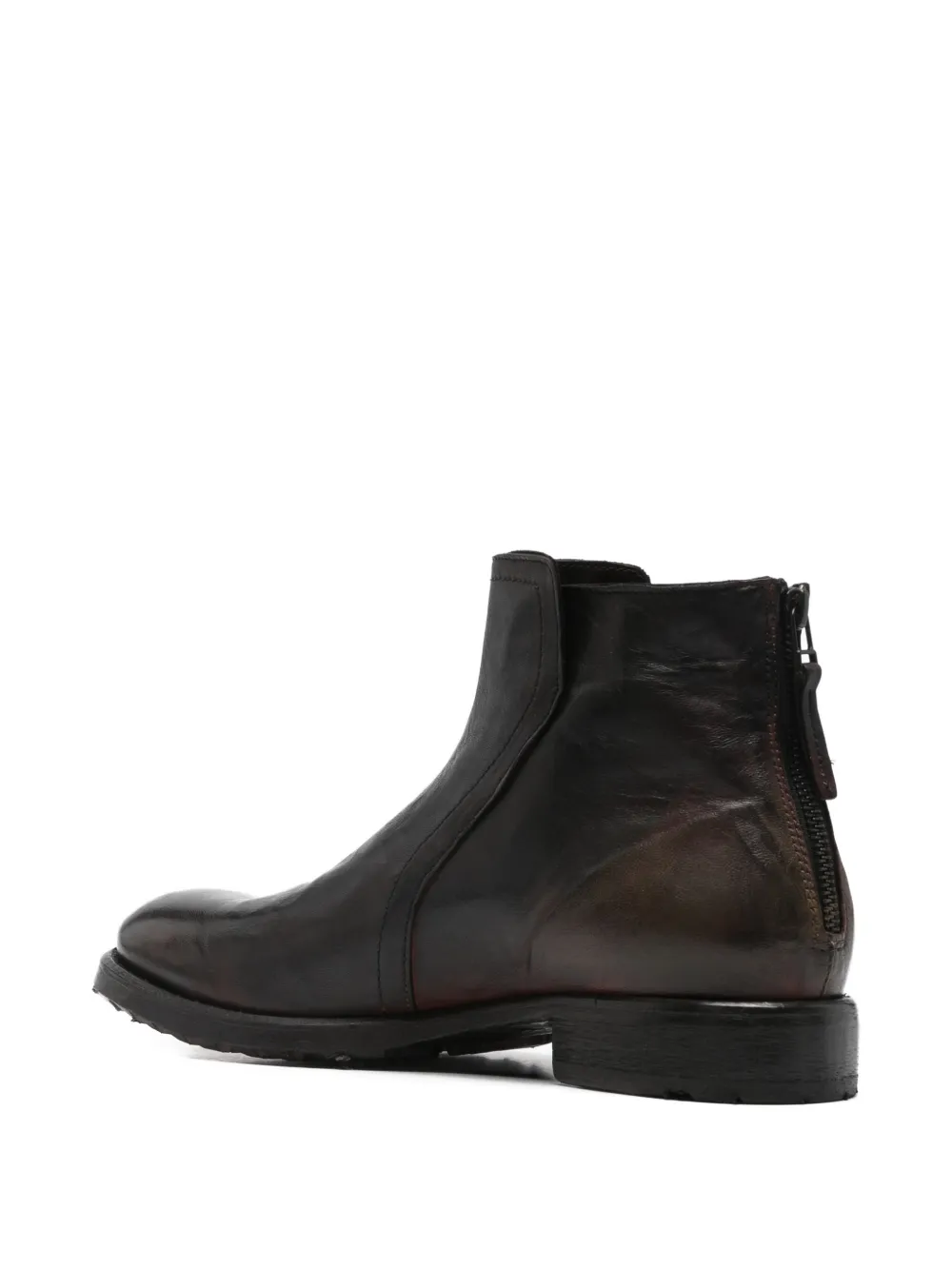 LeQarant leather biker boots Bruin