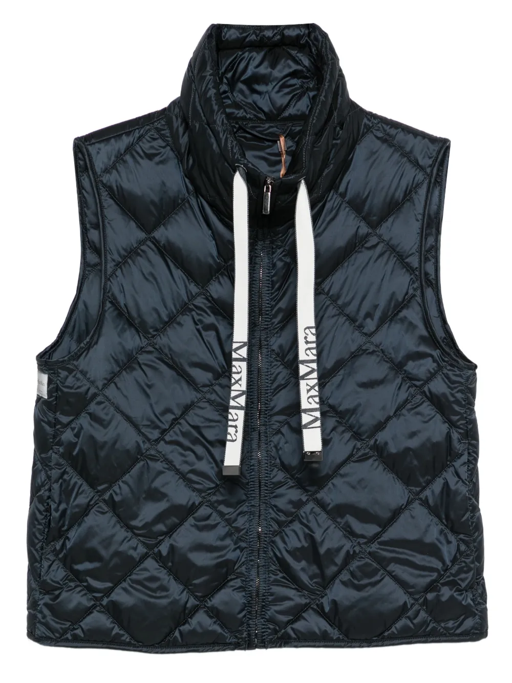 Max Mara gilet à design matelassé | bleu | Image 1