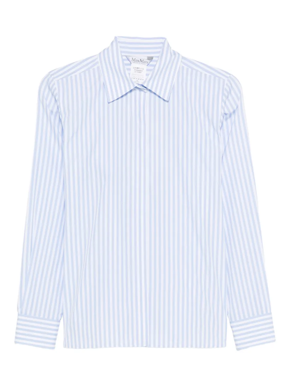 Max Mara stripe-pattern shirt | Blue | Image 1