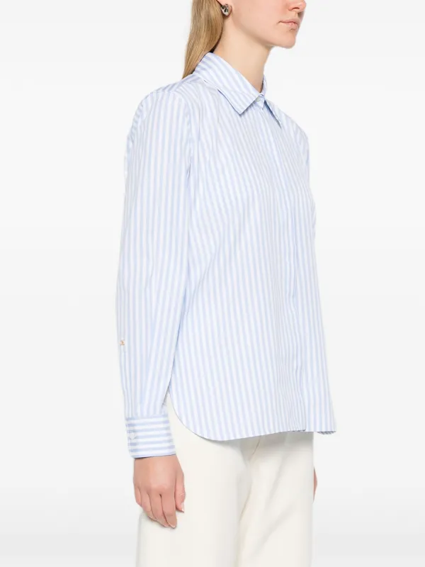 Max Mara ストライプ シャツ | ブルー | FARFETCH JP