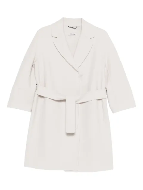 'S Max Mara self-tie coat