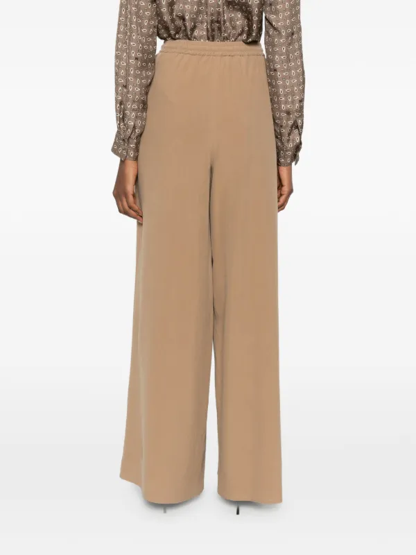 Max Mara　ドローストリング ワイドパンツ ベージュ Max Mara ドローストリング ワイドパンツ | ニュートラル | FARFETCH JP