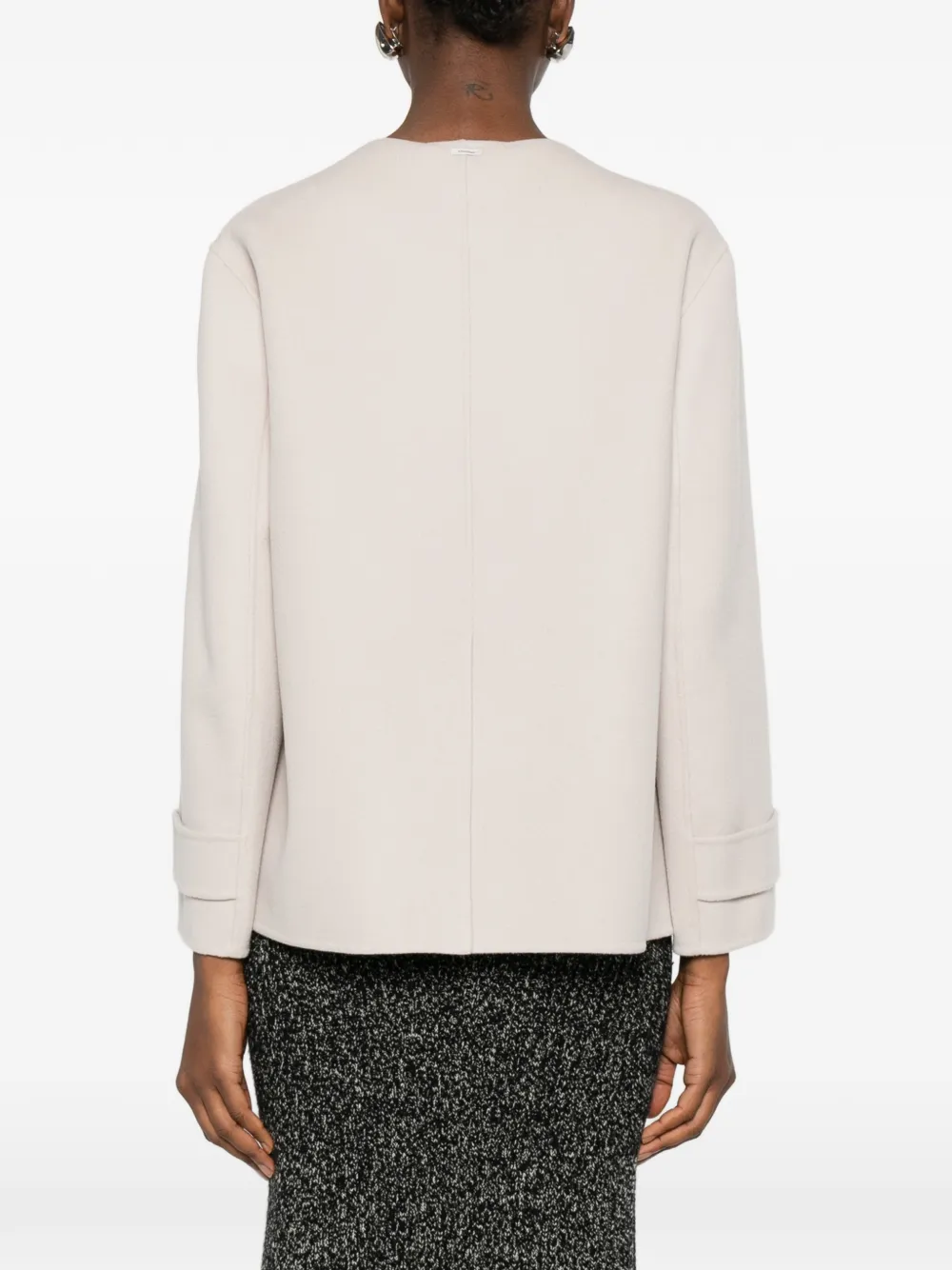 'S Max Mara Jack met zak en knoop Beige