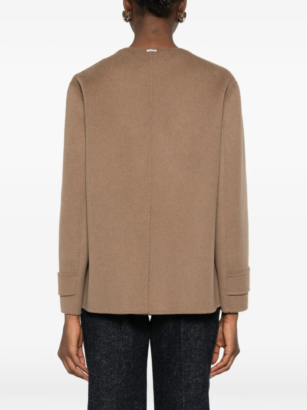 'S Max Mara Jack met zakken Bruin