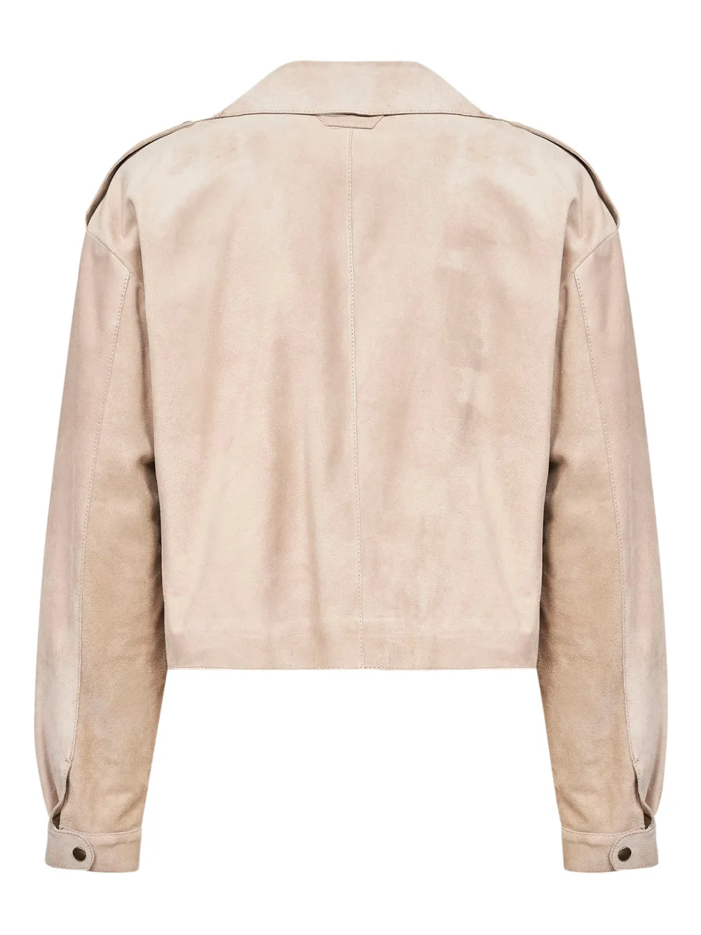 Salvatore Santoro Snap-buttoned Leather Jacket In Pink