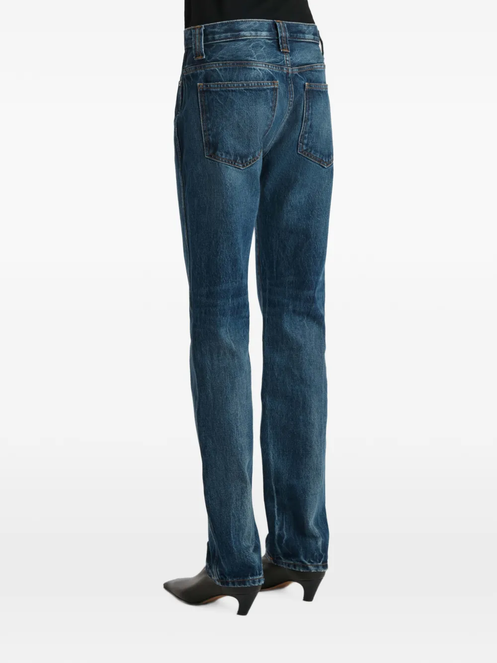 KHAITE Jeans met vijf zakken Blauw