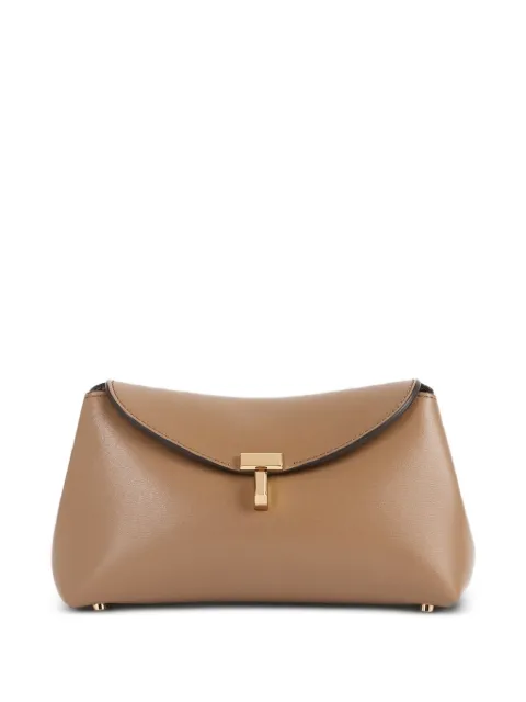 TOTEME mini T-Lock leather clutch