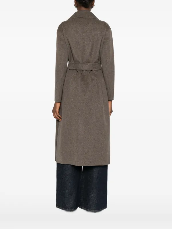 S.Max Mara ウールベルテッドコート/新品未使用 S Max Mara ベルテッド コート | ブラウン | FARFETCH JP