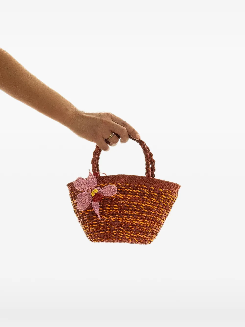flower-detail tote bag