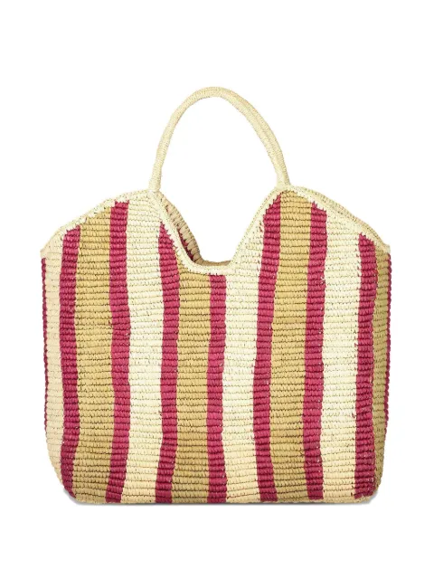 AMOR Y MEZCAL striped tote bag