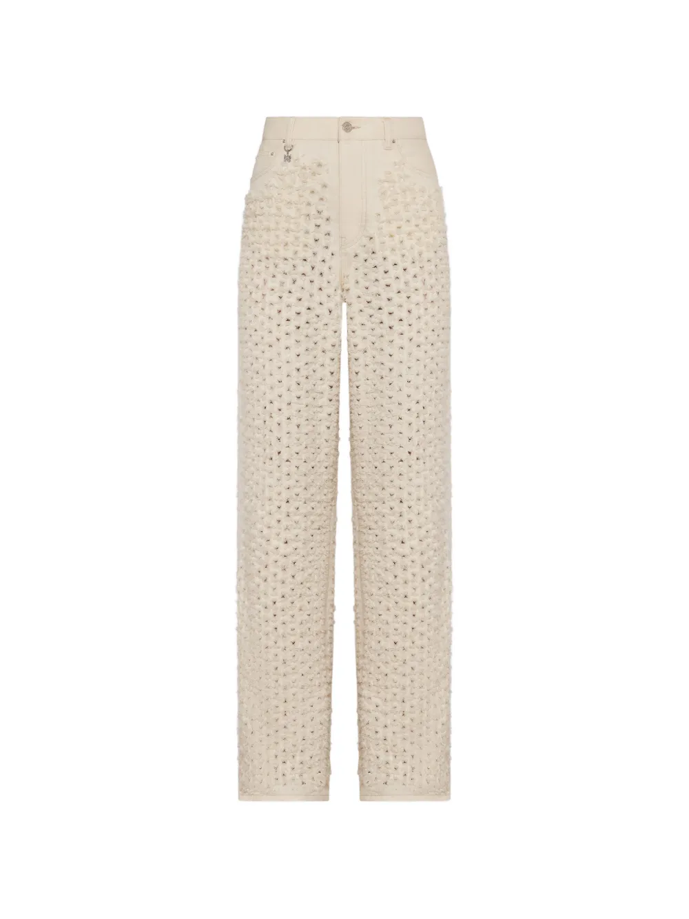 AMIRI laser-cut wide leg denim - Toni neutri