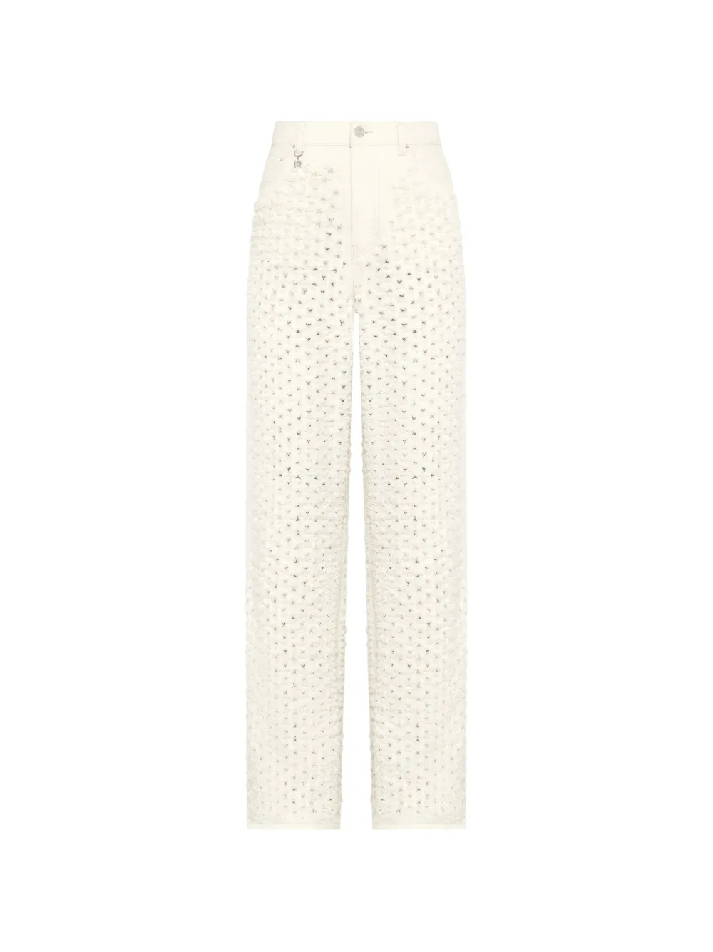 AMIRI laser-cut wide leg denim - Toni neutri
