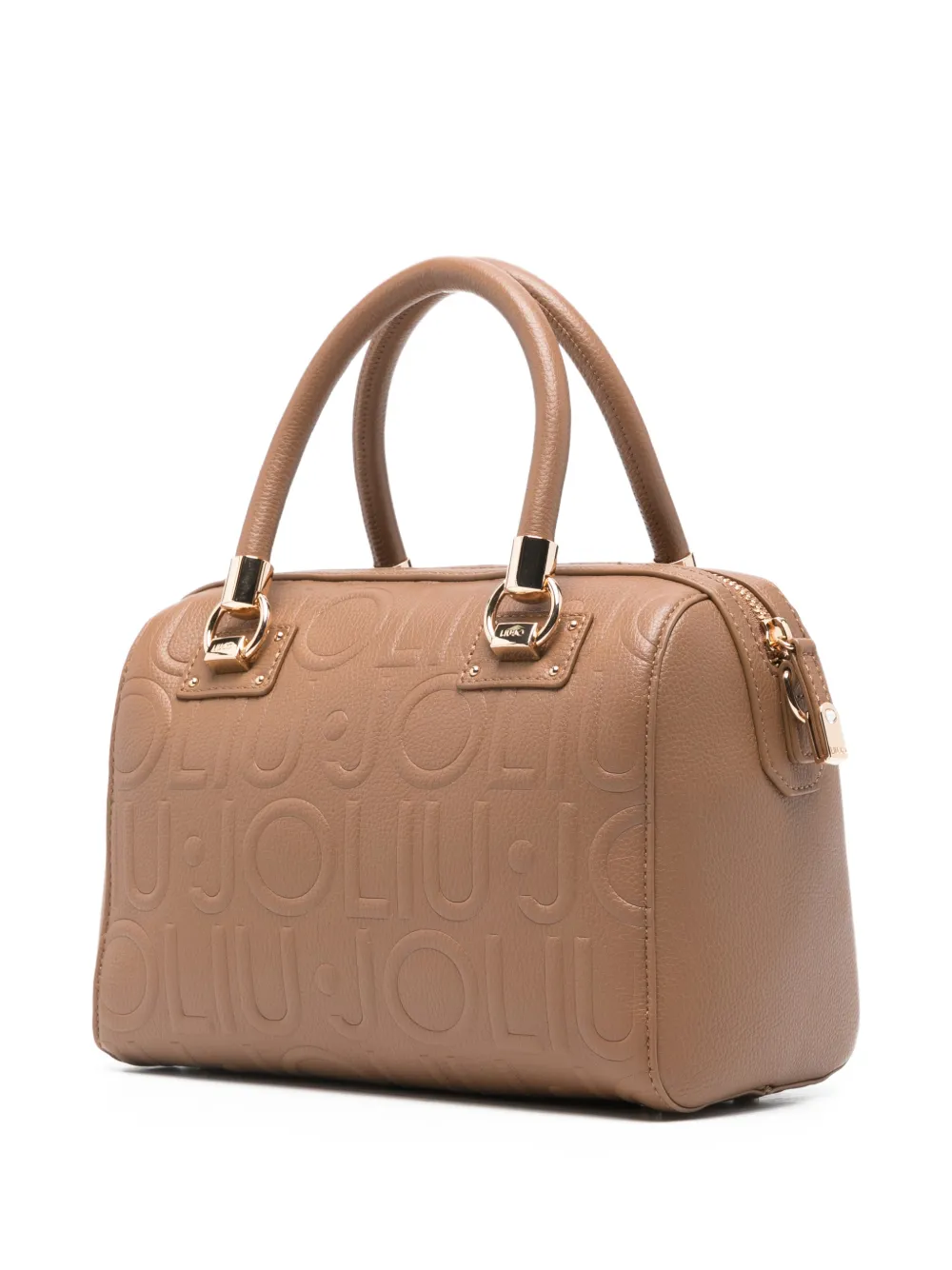 LIU JO small logo-embossing tote bag | Image 2