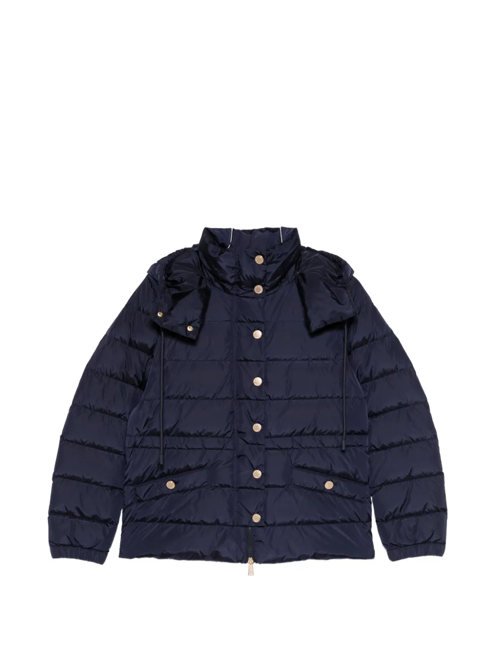 Weekend Max Mara Sax hooded button down jacket - Blu