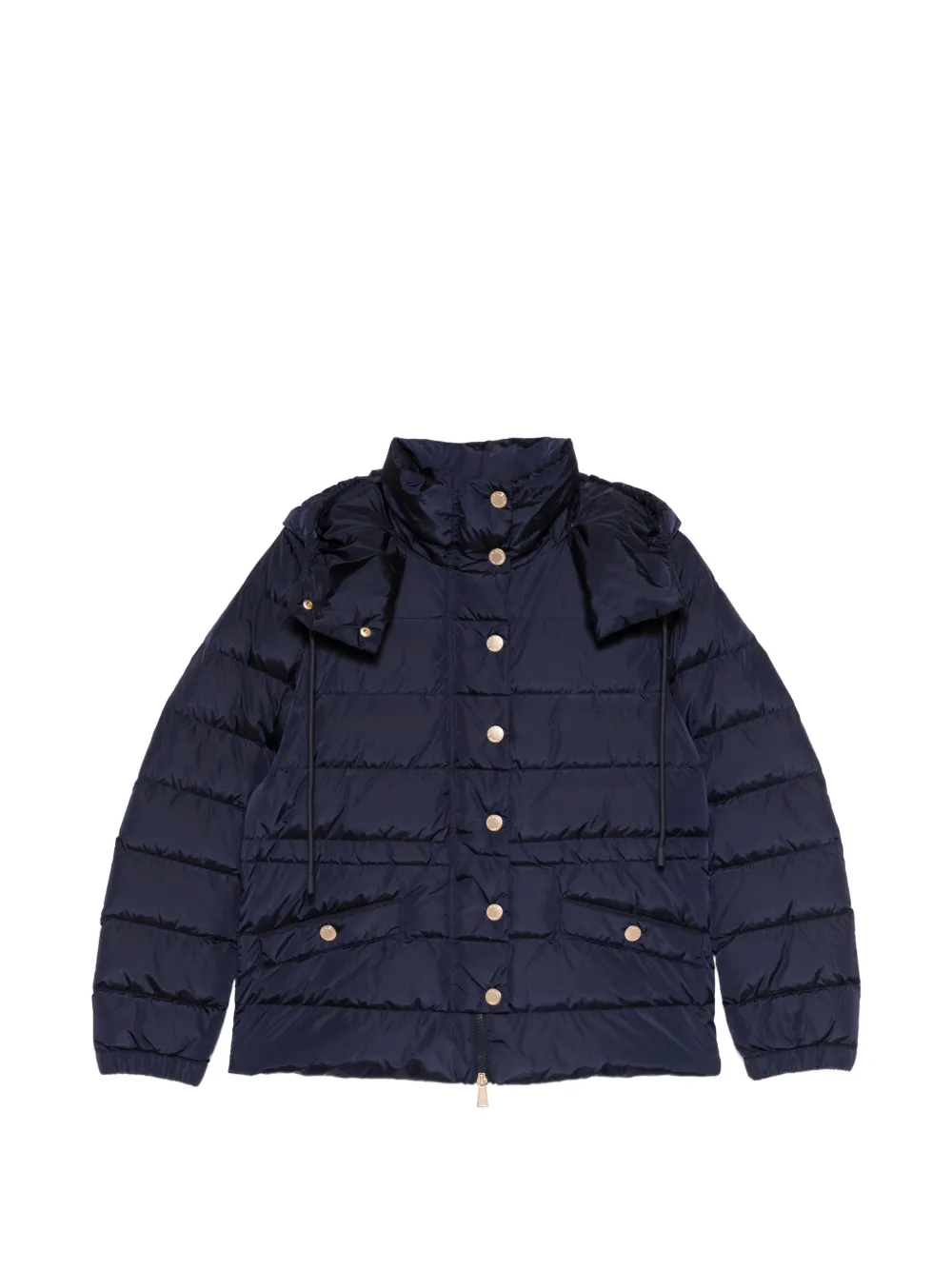 Weekend Max Mara Sax hooded button down jacket - Blu