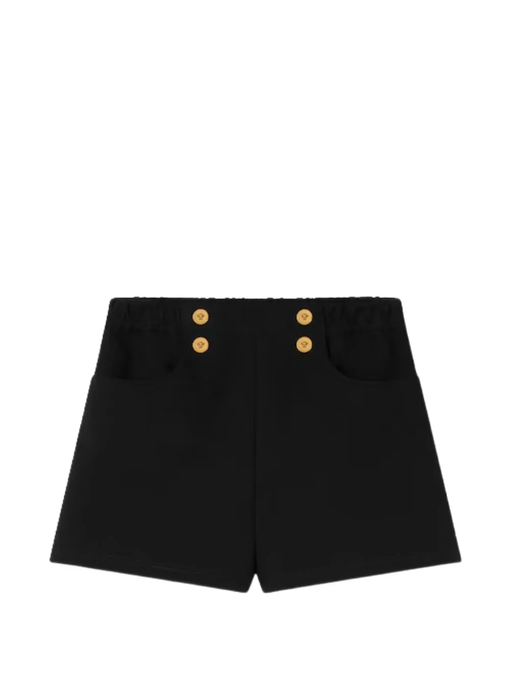 Versace Kids button-embellished shorts - Nero