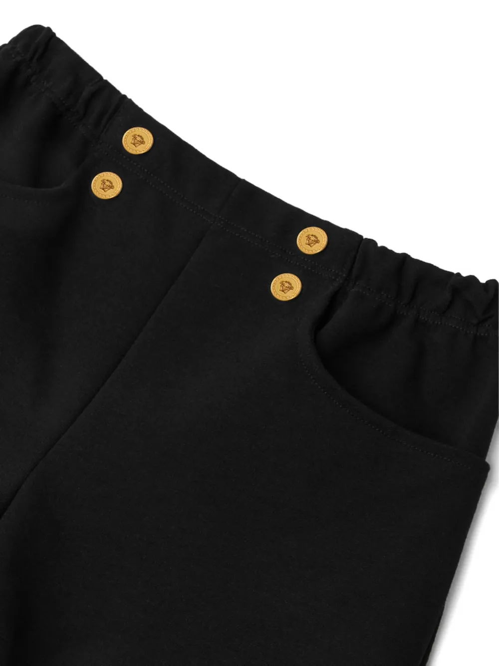 Button-Embellished Shorts