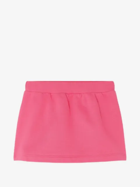 Versace Kids logo-embroidered skirt