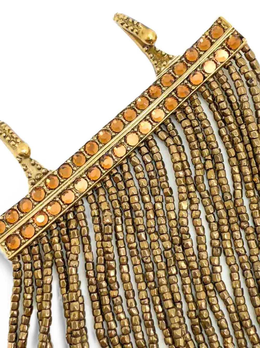 Dior Pre-owned 1997-1998 Masai Choker Necklace in Gold, view 5