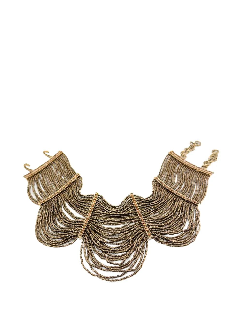 Dior Pre-owned 1997-1998 Masai Choker Necklace in Gold, view 2