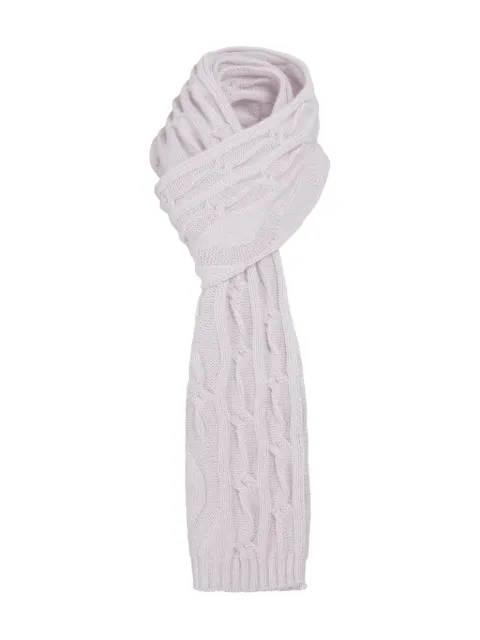 Moorer Samia cable-knit scarf