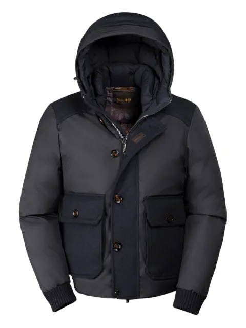 Moorer Dalio hooded pocket jacket