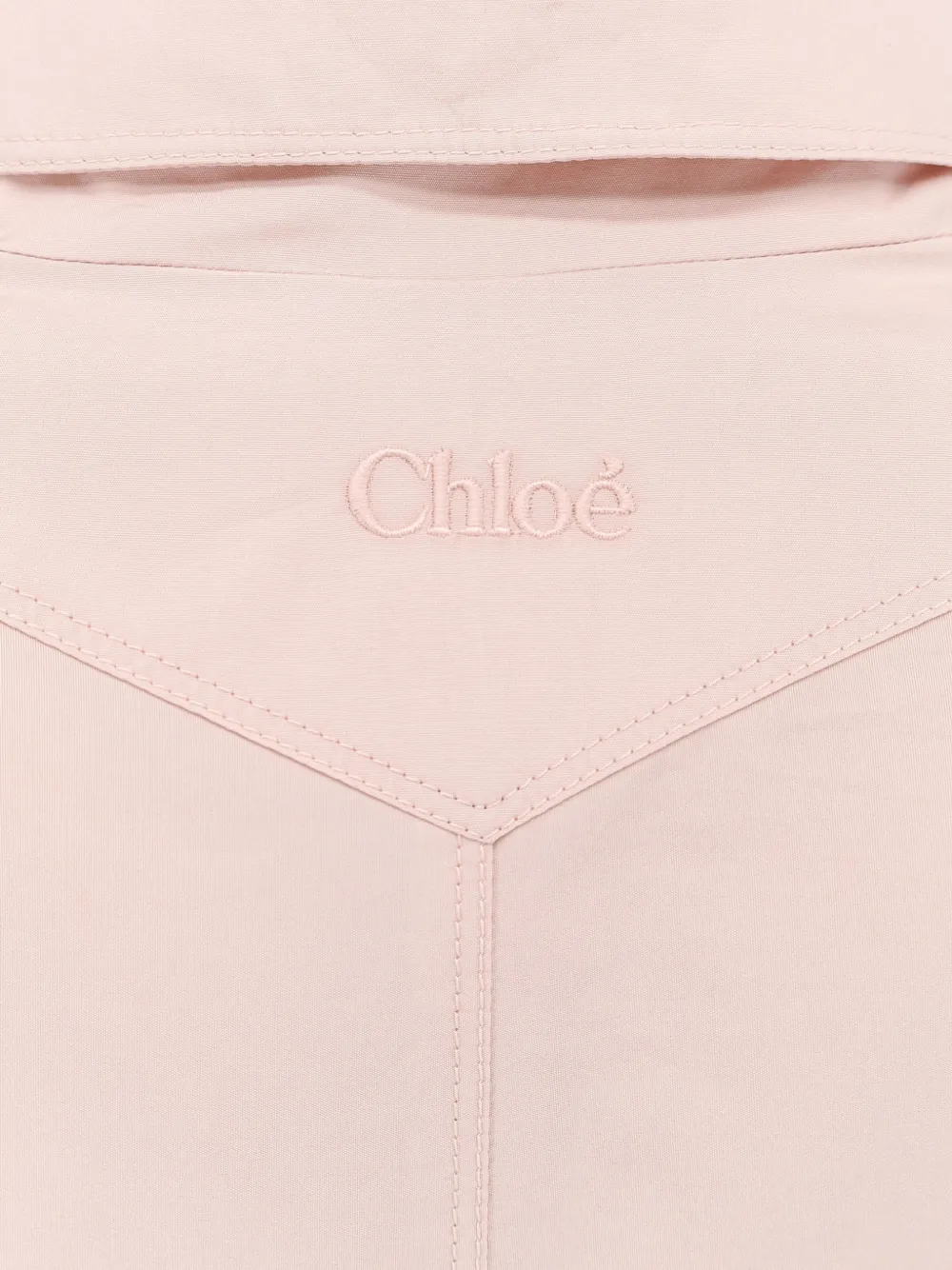  Chloé Cappotto A Collo Alto - Rosa 